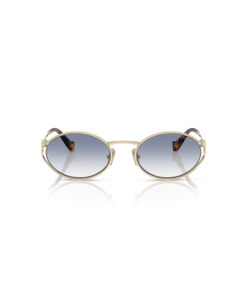 Pale Gold-Clear Gradient Light Blue