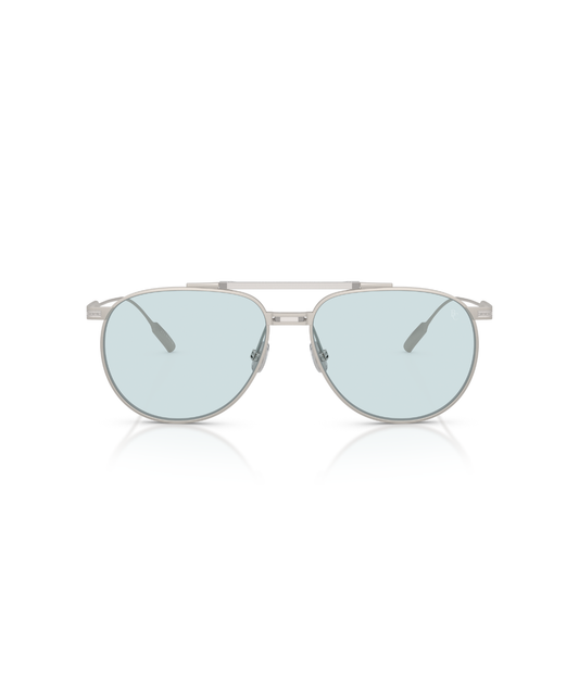 Argento sabbiato-Blue transition