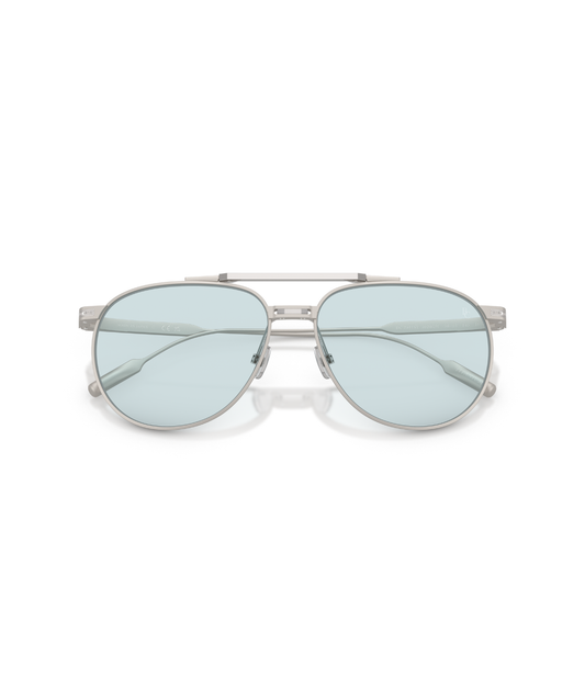 Argento sabbiato-Blue transition