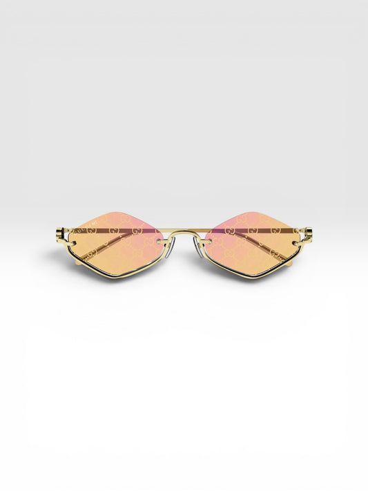 GG1604S Rimless Geometric Sunglasses