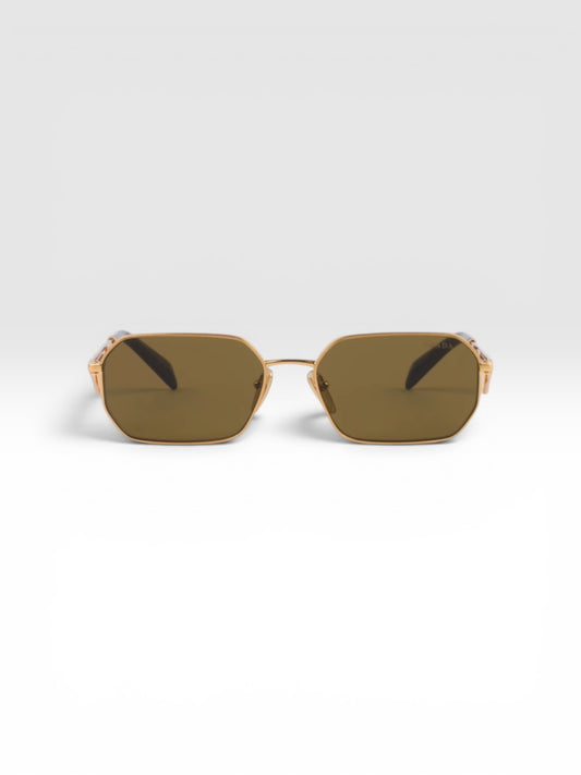 Prada OPR A51S Slim Metal Sunglasses