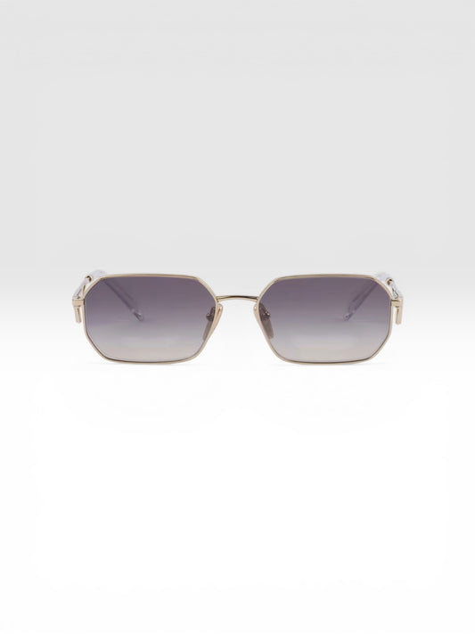 Prada OPR A51S Slim Metal Sunglasses