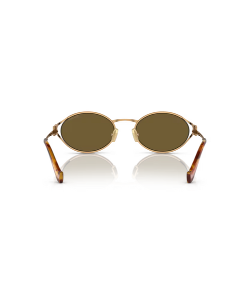 Brass Gold-Dark Brown