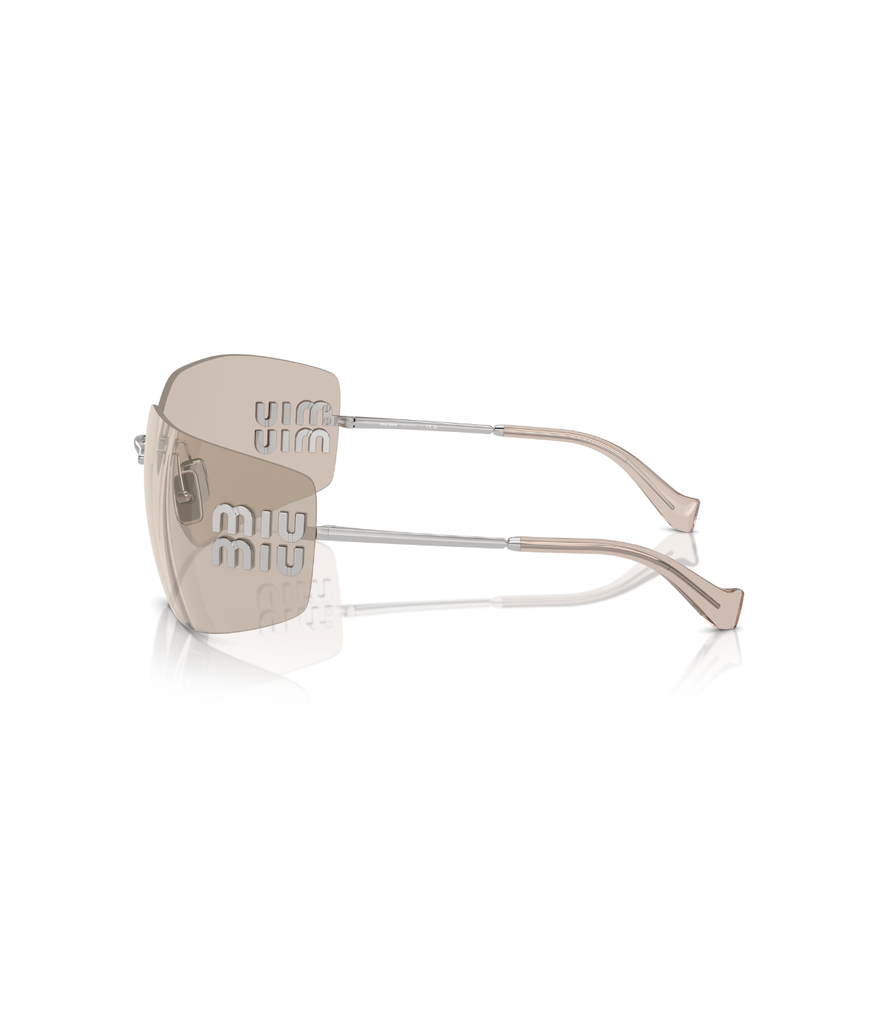 Silver-Ivory mirror