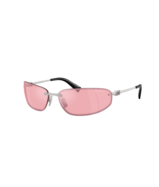 Silver-Pink Mirror