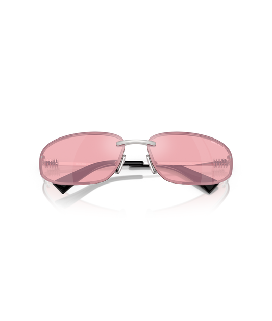 Silver-Pink Mirror