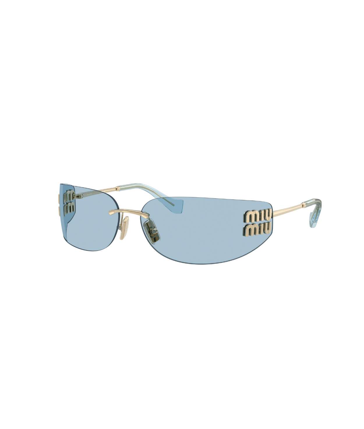 Pale Gold-Light Blue