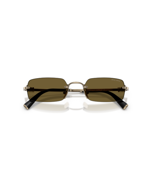 Old Gold-Dark Brown